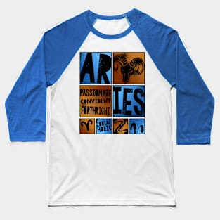 Zodiac ARIES Graffiti Box Series Baseball T-Shirt